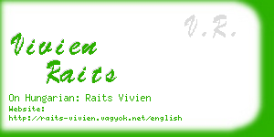 vivien raits business card